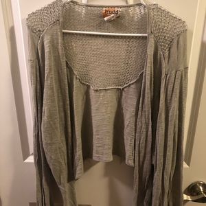 Mudd Hi-lo Cardigan
